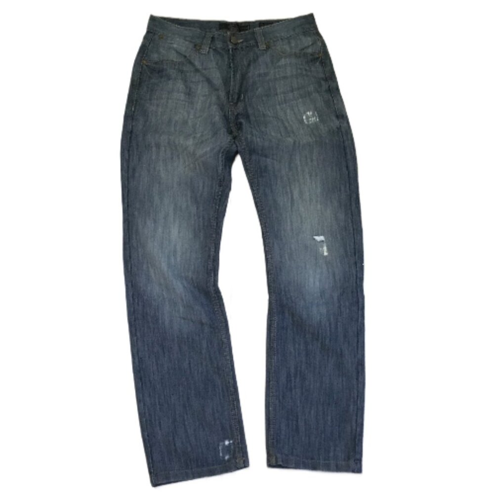 PD&C Slim Straight Distressed Jean 32x32
